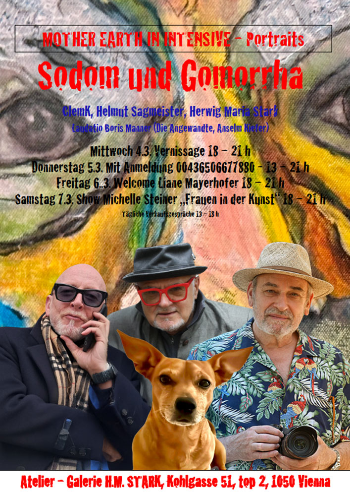 ClemK & friends Sodom und Gomorrha in Atelier - Galerie Stark